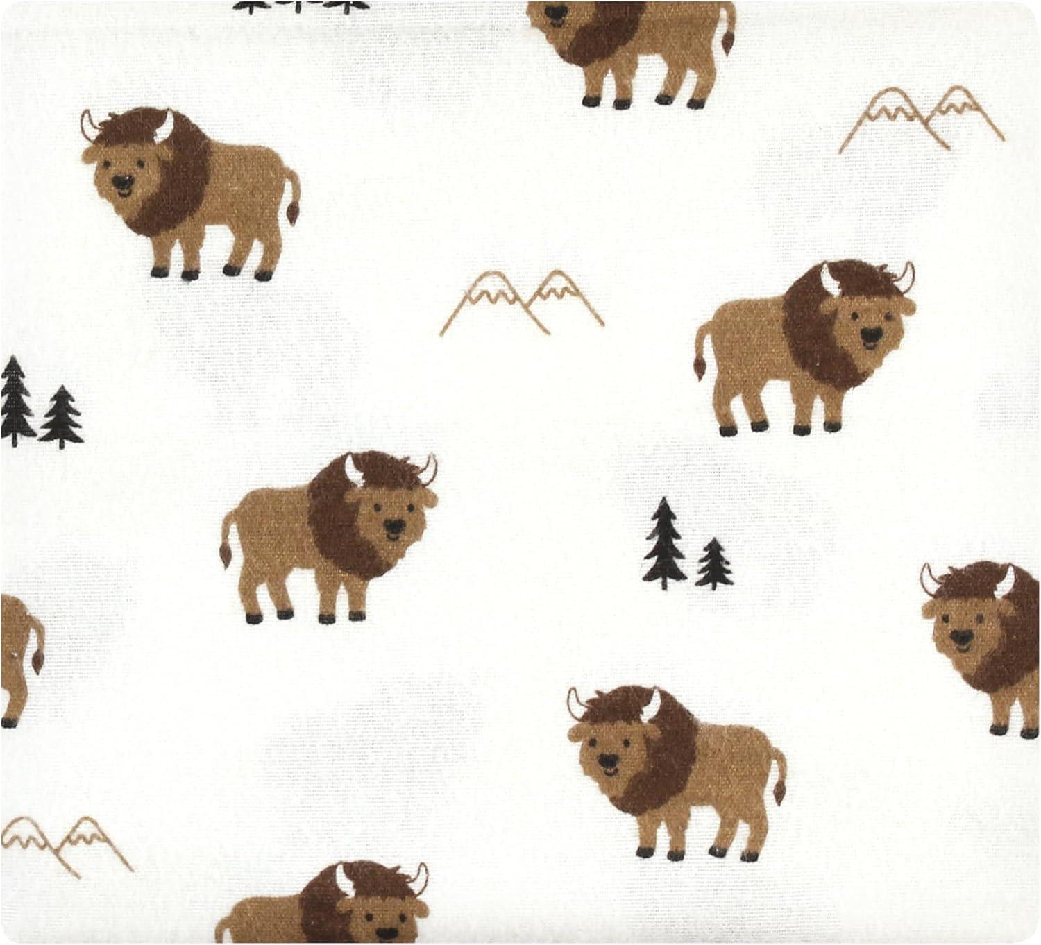 imageLuvable Friends Hudson Baby Flannel Receiving Blankets 7pkBuffalos