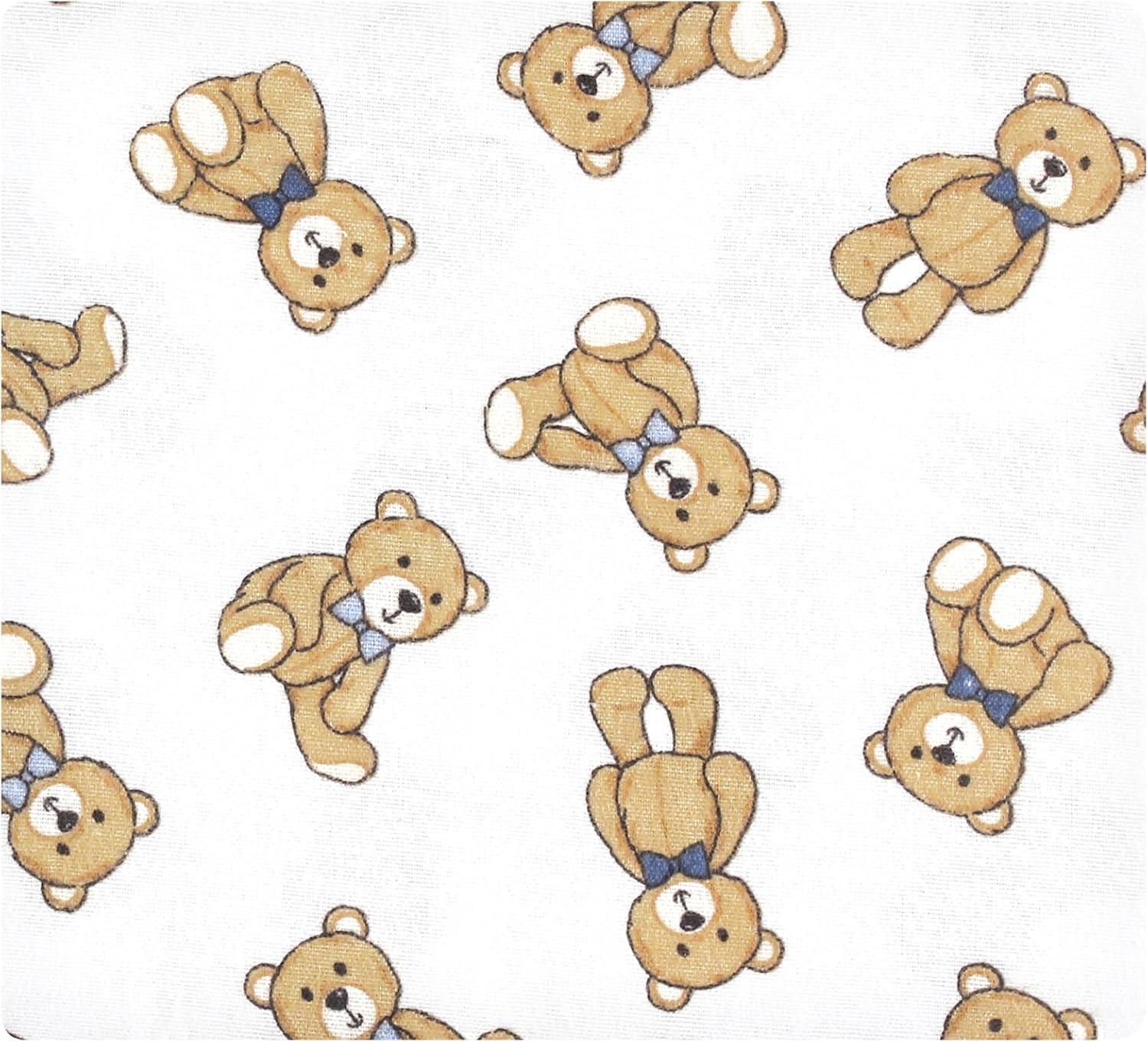 imageLuvable Friends Hudson Baby Flannel Receiving Blankets 7pkDapper Bear