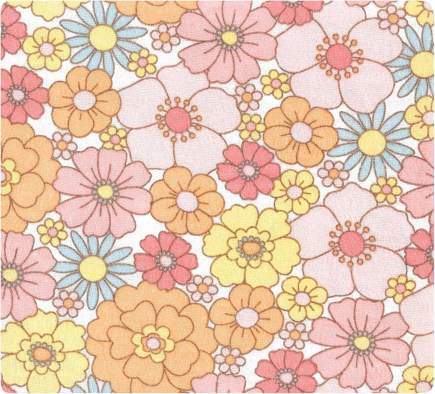 imageLuvable Friends Hudson Baby Flannel Receiving Blankets 7pkFloral Bliss