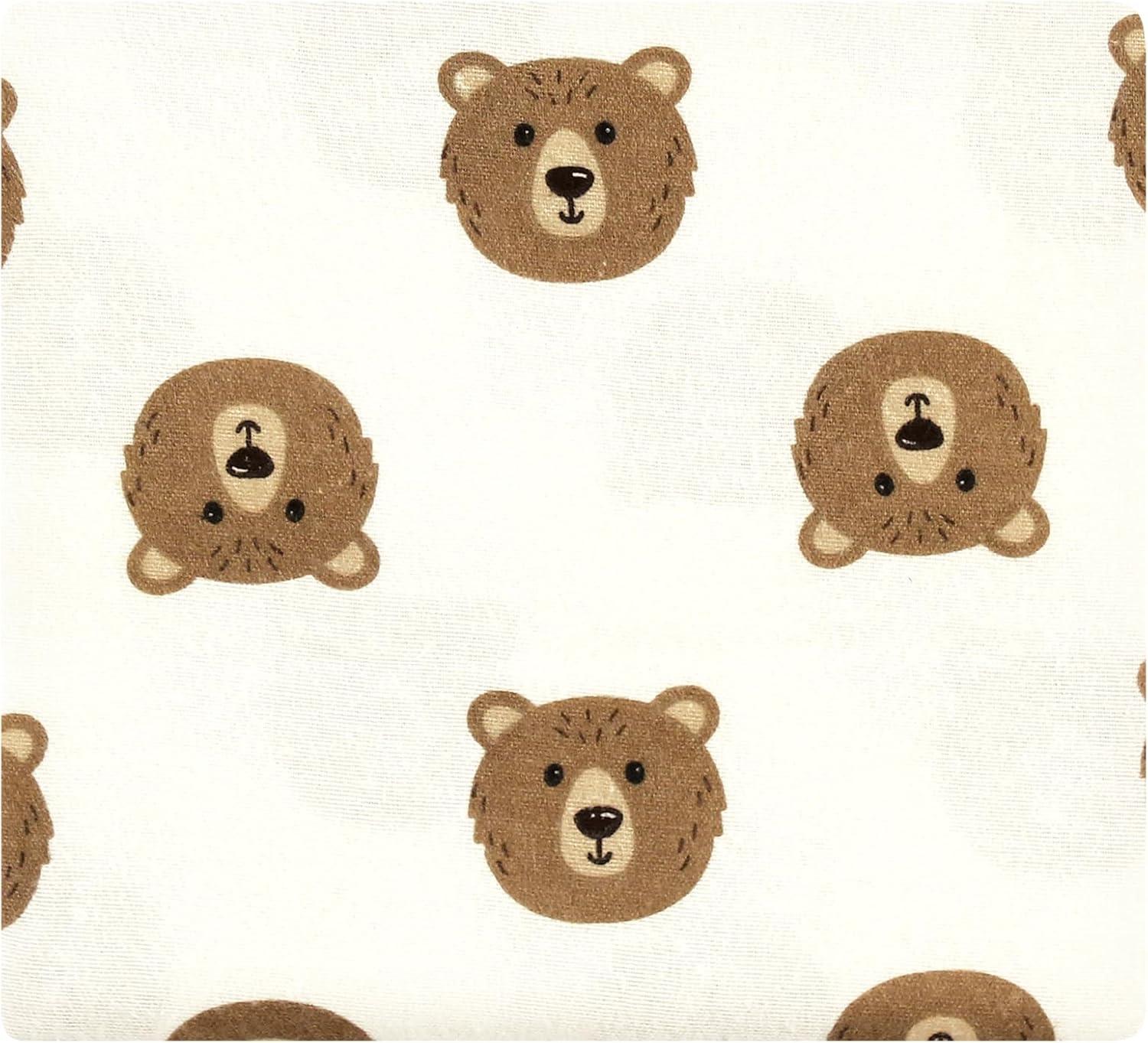 imageLuvable Friends Hudson Baby Flannel Receiving Blankets 7pkForest Bear