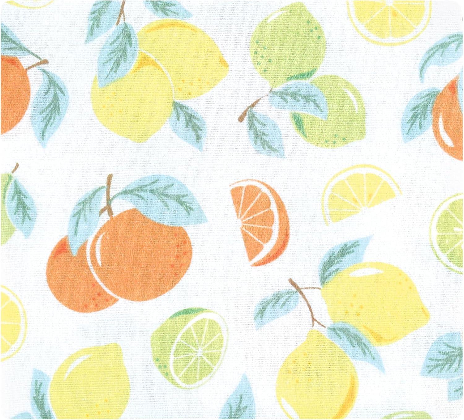 imageLuvable Friends Hudson Baby Flannel Receiving Blankets 7pkPastel Citrus