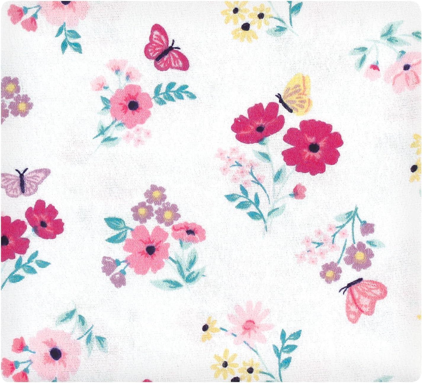 imageLuvable Friends Hudson Baby Flannel Receiving Blankets 7pkPink Butterfly Meadow
