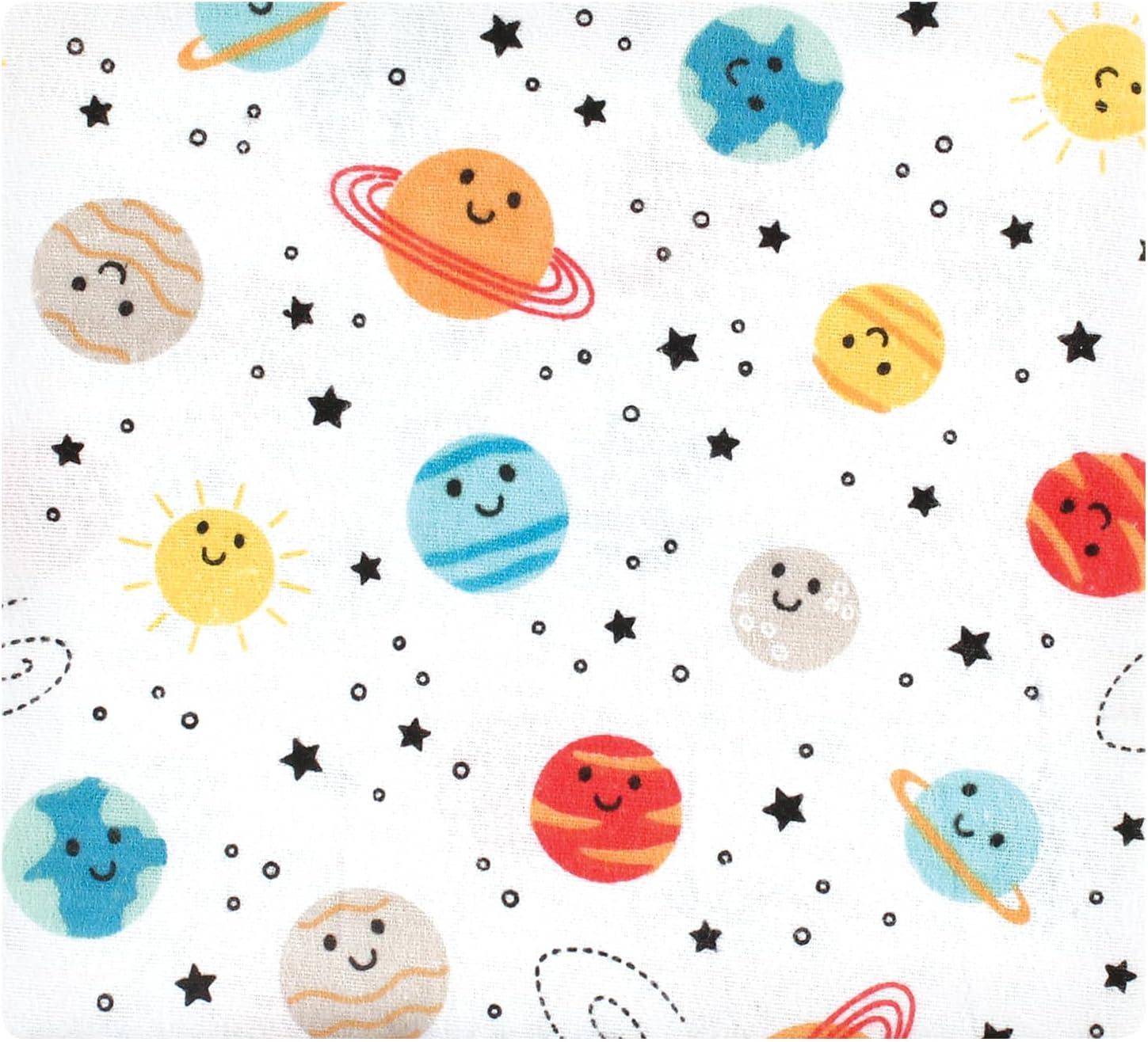 imageLuvable Friends Hudson Baby Flannel Receiving Blankets 7pkPlanets