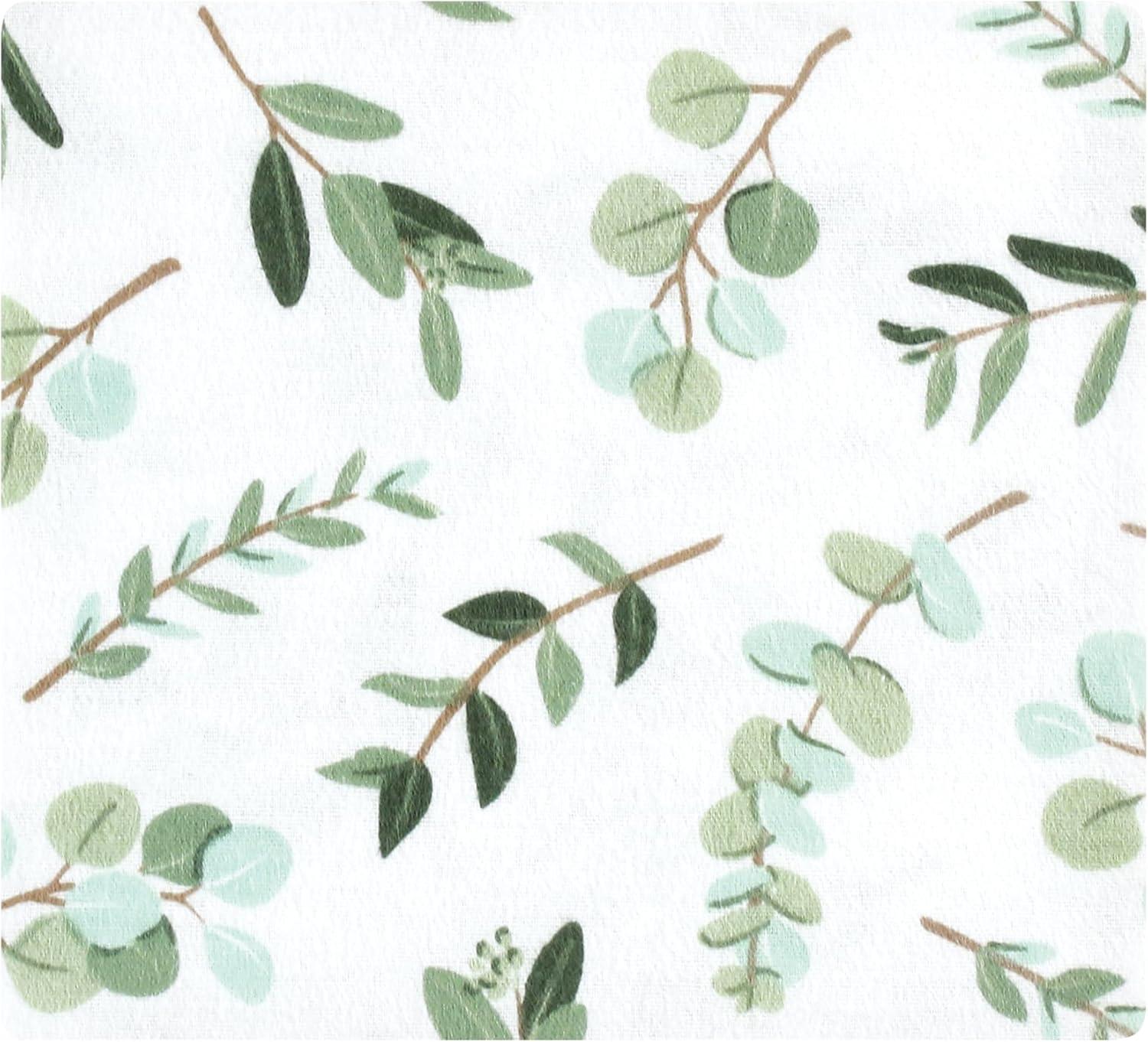imageLuvable Friends Hudson Baby Flannel Receiving Blankets 7pkSage Eucalyptus