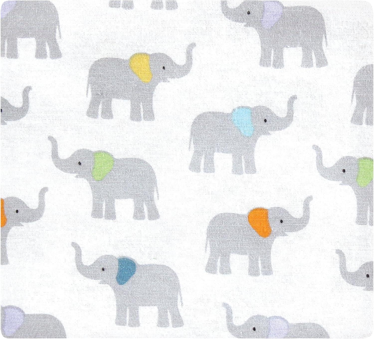imageLuvable Friends Hudson Baby Flannel Receiving Blankets 7pkSoft Elephant