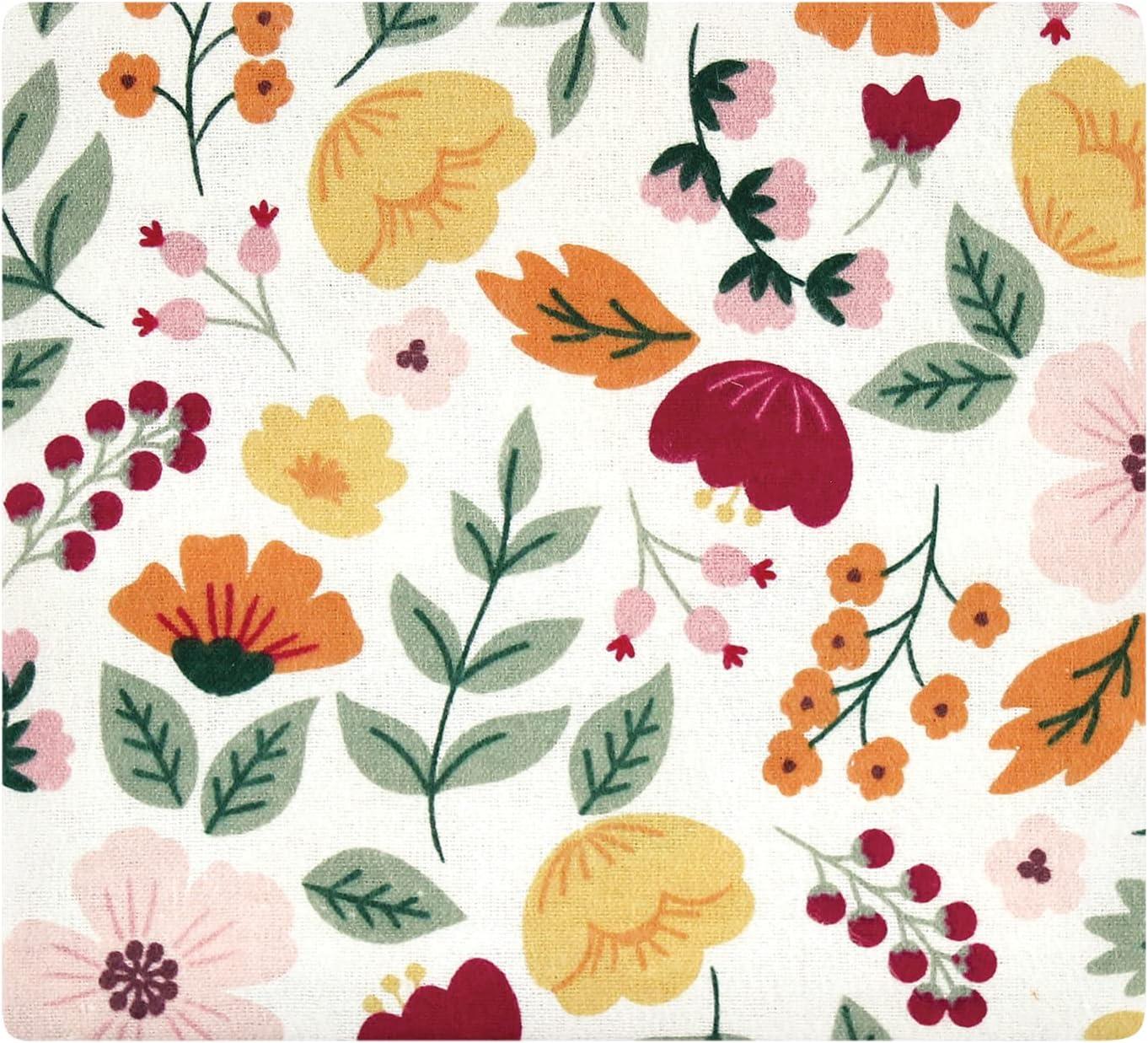 imageLuvable Friends Little Treasure Flannel Receiving Blankets 7pkAutumn Floral