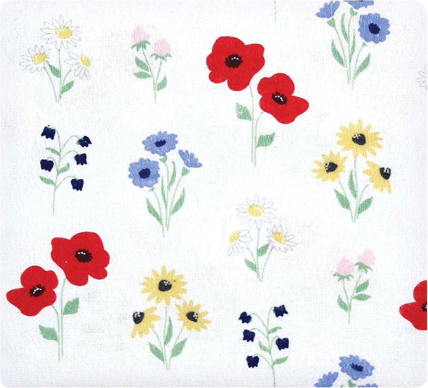 imageLuvable Friends Little Treasure Flannel Receiving Blankets 7pkWild Floral