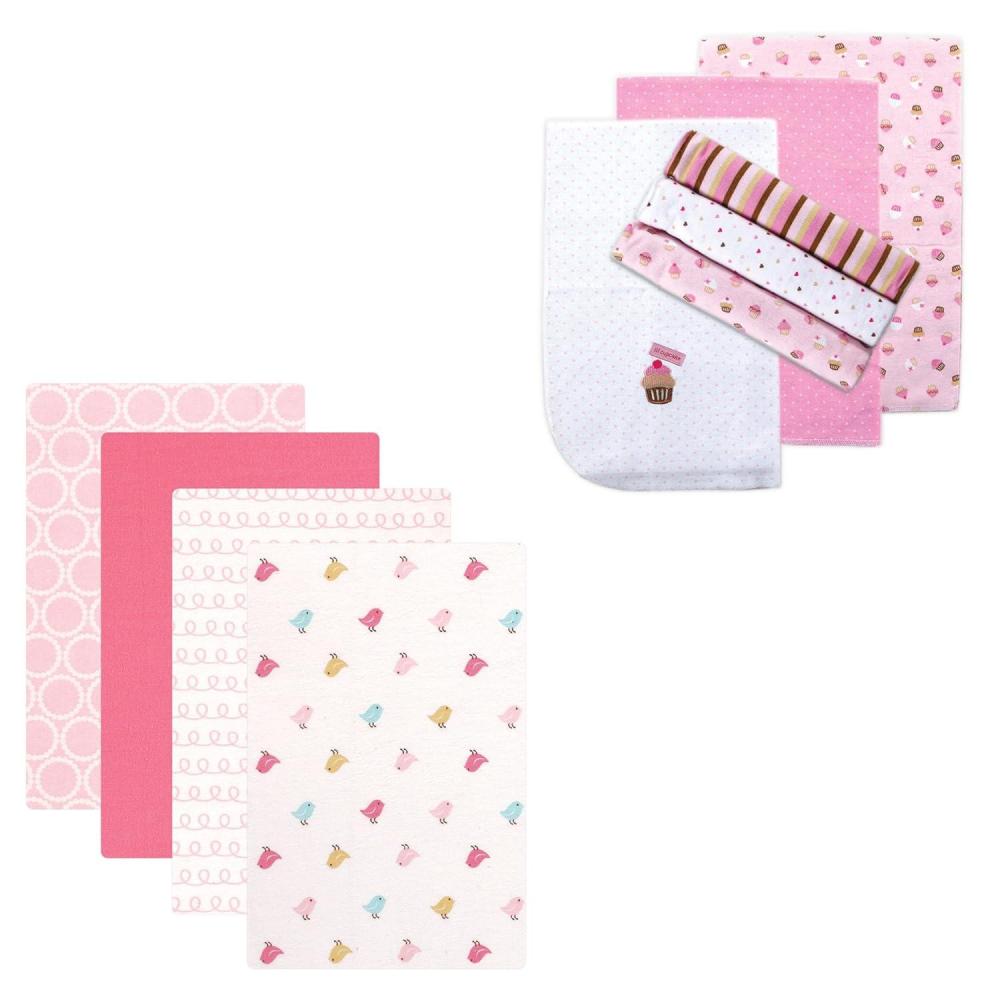 imageFlannel Receiving Blanket 10PackPink CupcakeBirdies