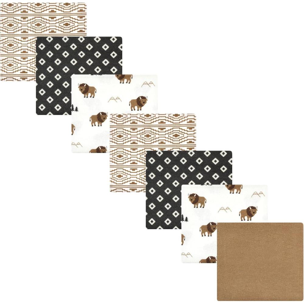 imageLuvable Friends Hudson Baby Flannel Receiving Blankets 7pkBuffalos