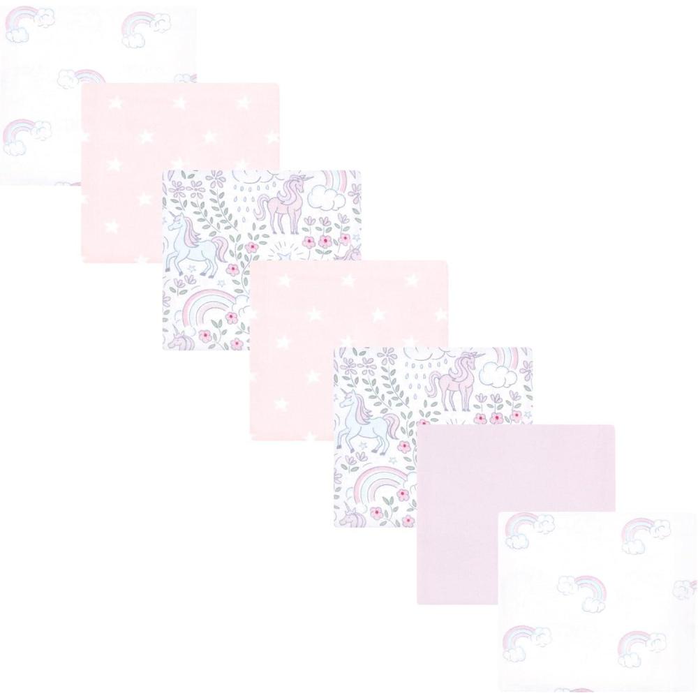 imageLuvable Friends Hudson Baby Flannel Receiving Blankets 7pkMagical Unicorn
