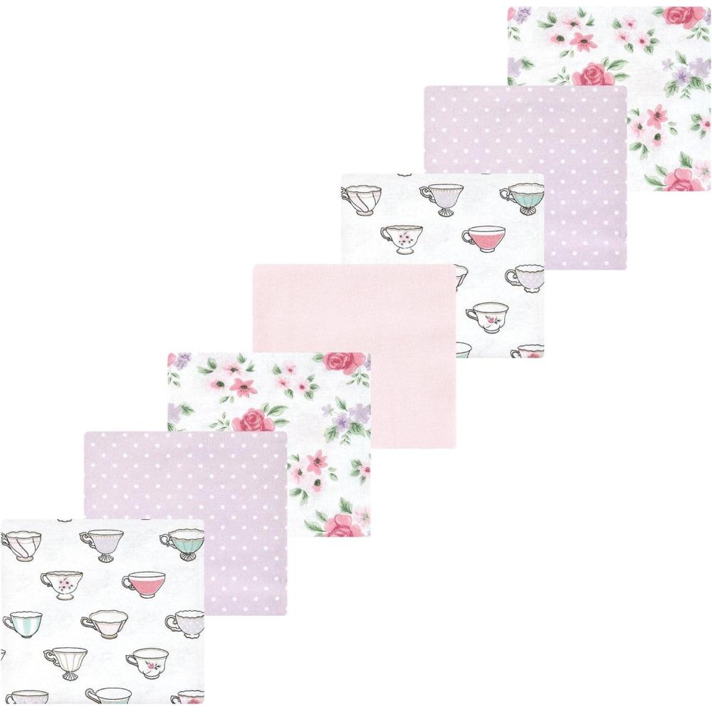 imageLuvable Friends Hudson Baby Flannel Receiving Blankets 7pkTea