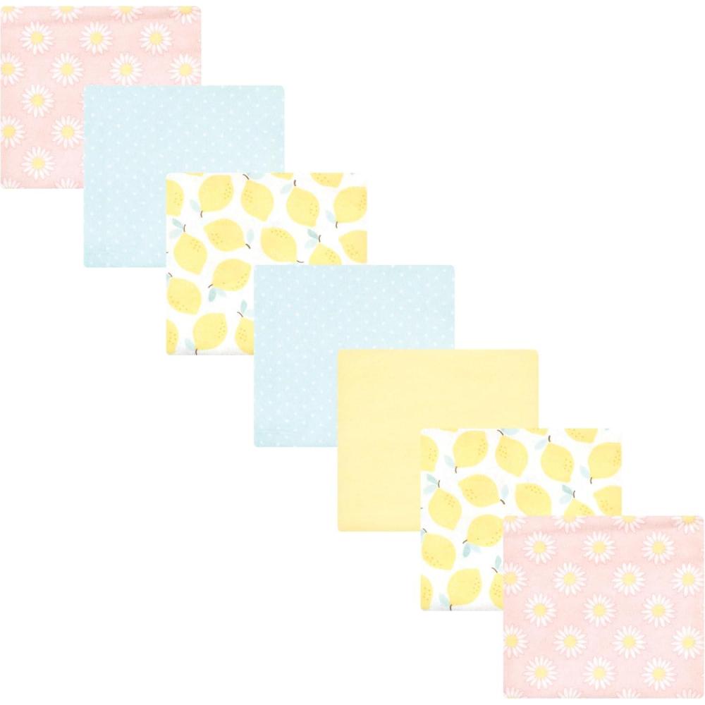 imageLuvable Friends Hudson Baby Flannel Receiving Blankets 7pkYellow Daisy