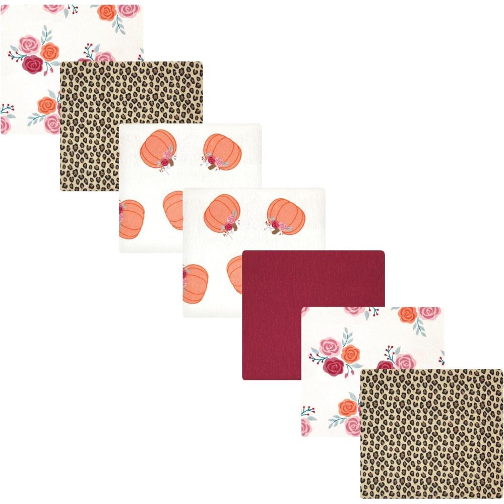 imageLuvable Friends Little Treasure Flannel Receiving Blankets 7pkLittle Pumpkin