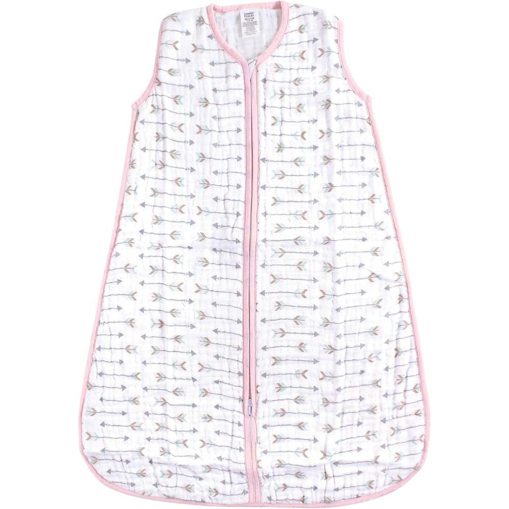 imageLuvable Friends Unisex Baby Sleeveless Muslin Cotton Sleeping Bag Sack BlanketGirl Arrows Muslin