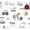 imageLuvable Friends Hudson Baby Flannel Receiving Blankets 7pkBarnyard Farm