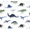 imageLuvable Friends Hudson Baby Flannel Receiving Blankets 7pkBlue Green Dinosaurs