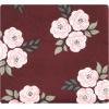 imageLuvable Friends Hudson Baby Flannel Receiving Blankets 7pkBurgundy Flower