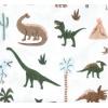 imageLuvable Friends Hudson Baby Flannel Receiving Blankets 7pkDinosaur Green