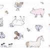 imageLuvable Friends Hudson Baby Flannel Receiving Blankets 7pkFarm Pals