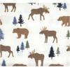 imageLuvable Friends Hudson Baby Flannel Receiving Blankets 7pkForest Bear Blue