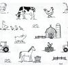imageLuvable Friends Hudson Baby Flannel Receiving Blankets 7pkNeutral Farm Animals