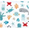 imageLuvable Friends Hudson Baby Flannel Receiving Blankets 7pkOcean Pals