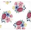 imageLuvable Friends Hudson Baby Flannel Receiving Blankets 7pkRose Navy Bloom