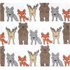 imageLuvable Friends Hudson Baby Flannel Receiving Blankets 7pkWoodland Bloom