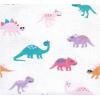 imageLuvable Friends Little Treasure Flannel Receiving Blankets 7pkPink Dinosaur