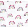 imageLuvable Friends Little Treasure Flannel Receiving Blankets 7pkRainbow Joy