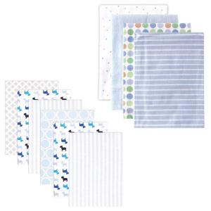 imageFlannel Receiving Blanket 10PackDogsBlue Dots
