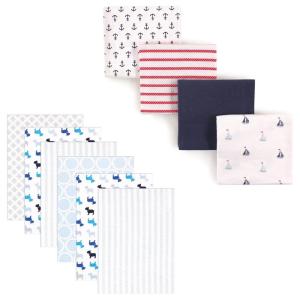 imageFlannel Receiving Blanket 10PackDogsSailboats