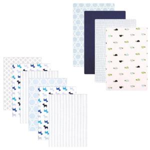 imageFlannel Receiving Blanket 10PackDogsTurtles