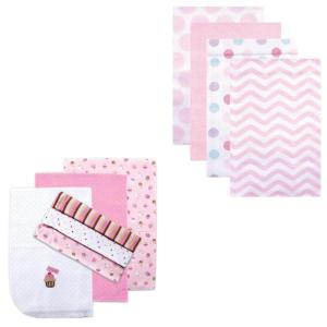 imageFlannel Receiving Blanket 10PackPink CupcakePink Chevron