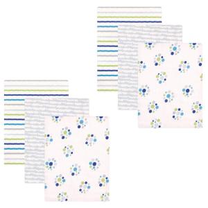 imageFlannel Receiving Blanket 6PackBoy Paws