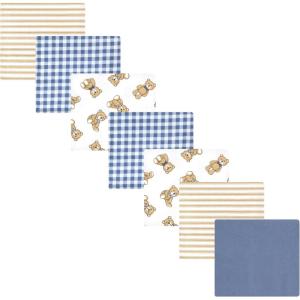 imageLuvable Friends Hudson Baby Flannel Receiving Blankets 7pkDapper Bear
