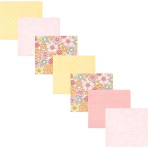 imageLuvable Friends Hudson Baby Flannel Receiving Blankets 7pkFloral Bliss