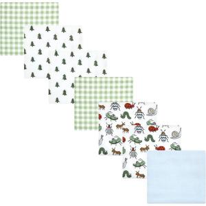imageLuvable Friends Hudson Baby Flannel Receiving Blankets 7pkGarden Bugs