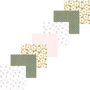 imageLuvable Friends Hudson Baby Flannel Receiving Blankets 7pkGreen Garden