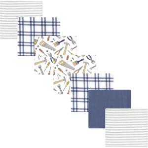 imageLuvable Friends Hudson Baby Flannel Receiving Blankets 7pkLittle Builder