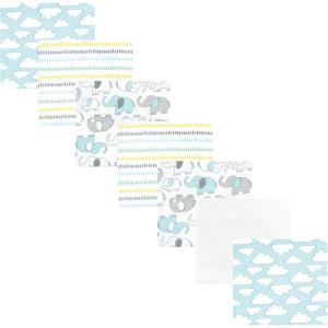 imageLuvable Friends Hudson Baby Flannel Receiving Blankets 7pkNew Elephant