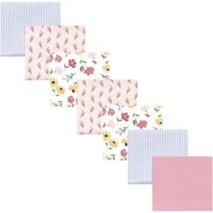 imageLuvable Friends Hudson Baby Flannel Receiving Blankets 7pkPainted Floral
