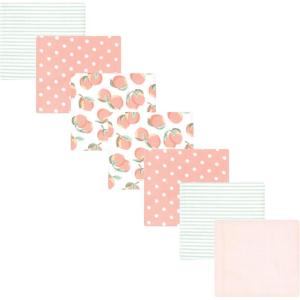 imageLuvable Friends Hudson Baby Flannel Receiving Blankets 7pkPeach