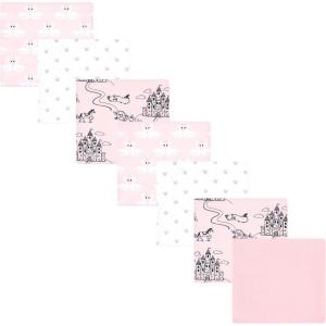 imageLuvable Friends Hudson Baby Flannel Receiving Blankets 7pkPink Princess