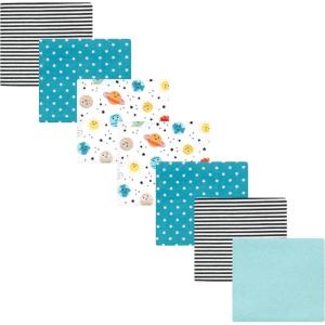 imageLuvable Friends Hudson Baby Flannel Receiving Blankets 7pkPlanets