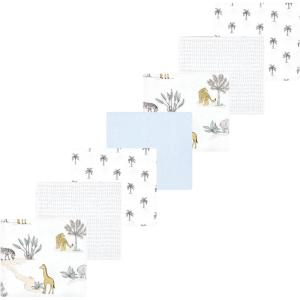 imageLuvable Friends Hudson Baby Flannel Receiving Blankets 7pkSafari Friends