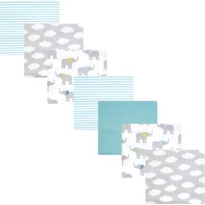 imageLuvable Friends Hudson Baby Flannel Receiving Blankets 7pkSoft Elephant