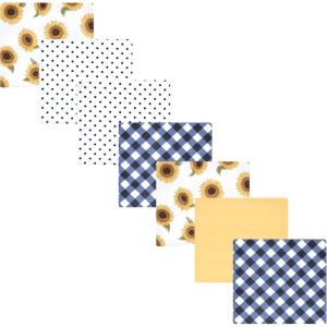imageLuvable Friends Hudson Baby Flannel Receiving Blankets 7pkSunny Floral