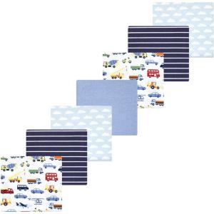 imageLuvable Friends Hudson Baby Flannel Receiving Blankets 7pkVehicle Adventure