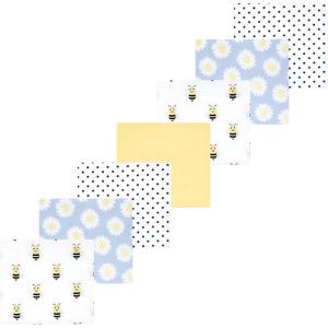 imageLuvable Friends Hudson Baby Flannel Receiving Blankets 7pkYellow Daisy Bee